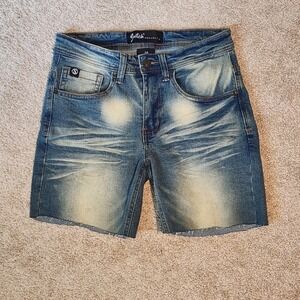 Switch Remarkable Denim Shorts Mens Waist Size 28 Distressed Acid Wash
